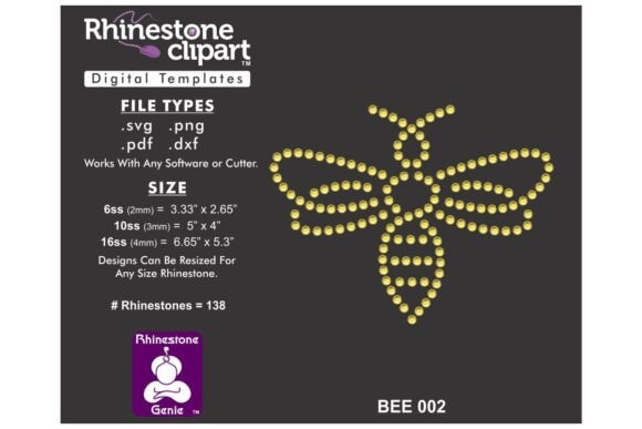 Bee 002: The Rhinestone Template Design Buzzing with Potential