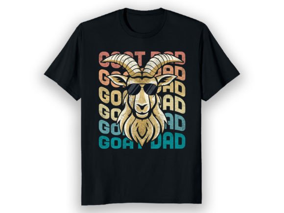 Goat Dad: The Funny T-Shirt Design for Modern Creators