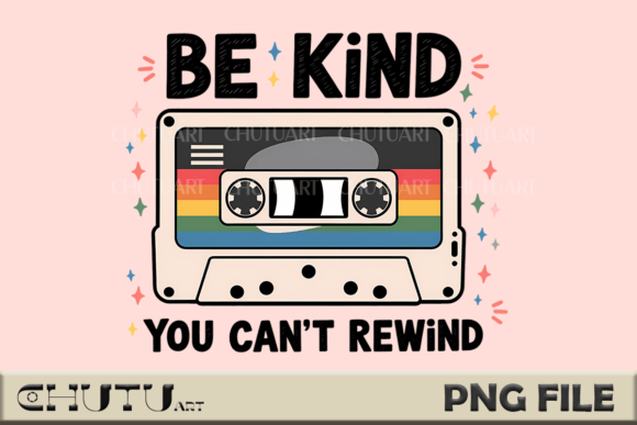 Rewind to the Good Vibes: The Be Kind Retro Cassette Tape Design