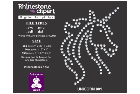 Unleash Your Creativity: Using Unicorn 001 Rhinestone Templates