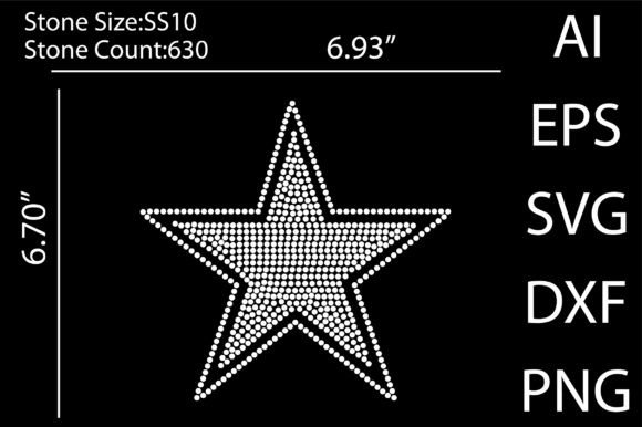 Unleash Your Creativity with Star Rhinestone Templates Design