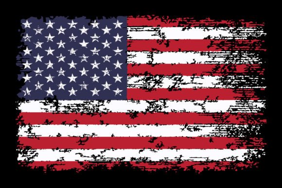 Vintage USA Distressed Flag Design: A Timeless Emblem